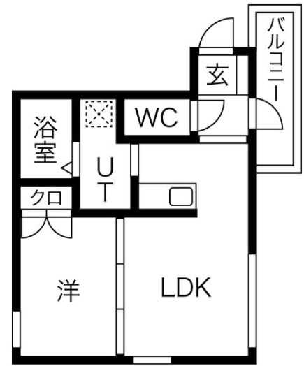 カトラス天神南 間取り