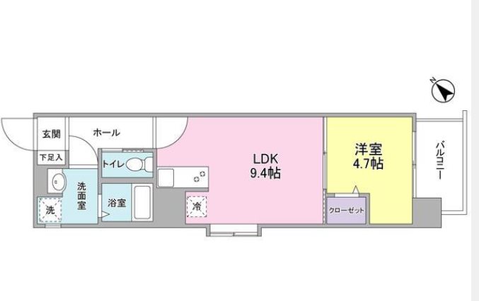 ADONIS COURT 間取り