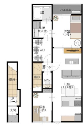 福岡県久留米市東櫛原町 間取り
