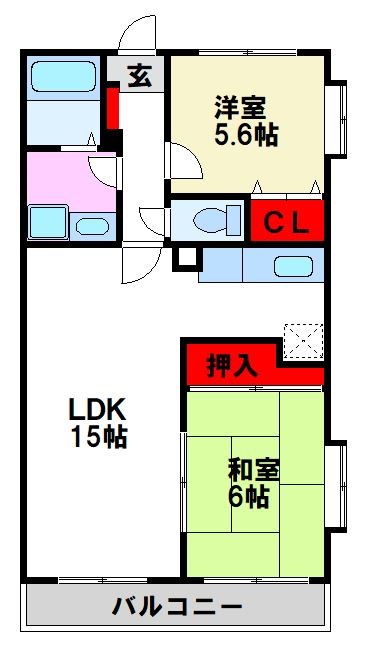 フルール98 間取り