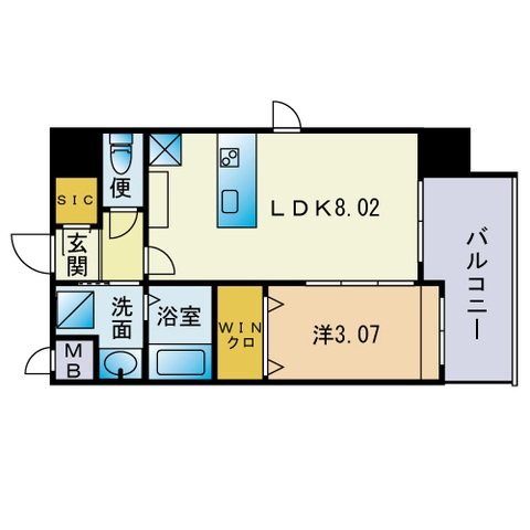アクシオン高宮東ＰＲＥＧＩＯ 間取り