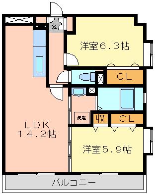 カーサソレアード 間取り