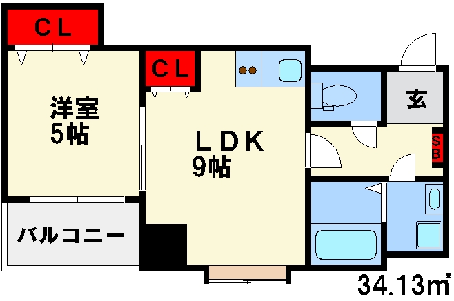 ロイヤル神屋 間取り