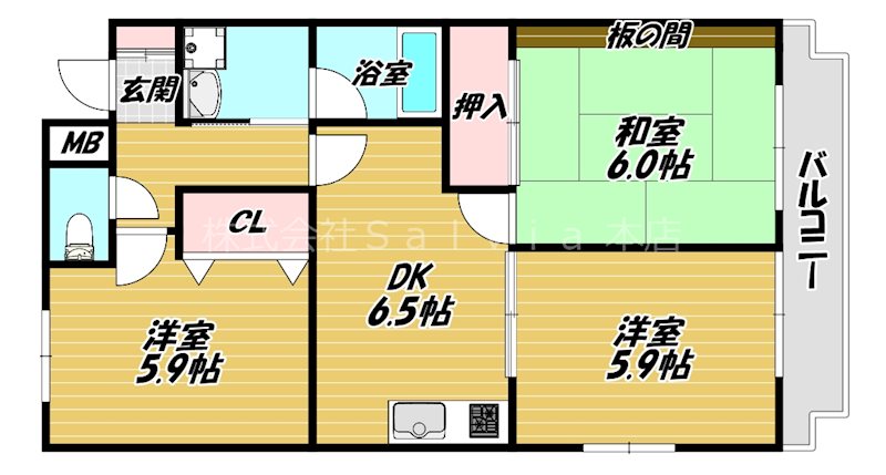 ピソ・キタノ 間取り