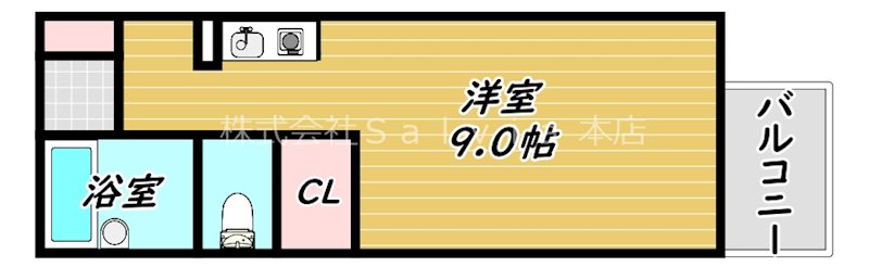 アメニティ大美野　A 間取り