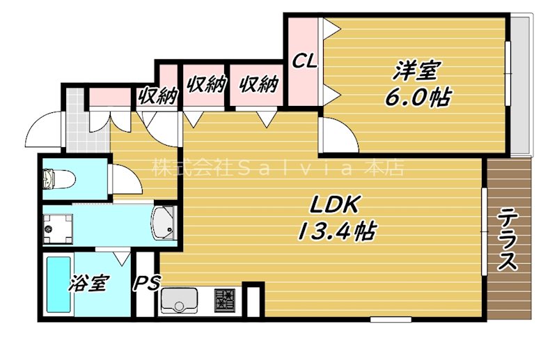 プリムラTK02 間取り