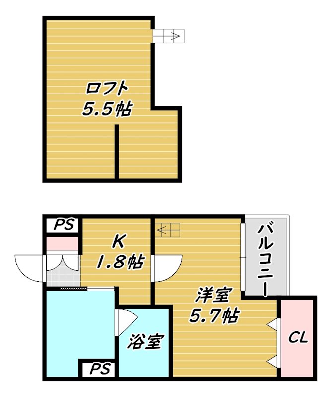 メゾンブラン北野田 間取り