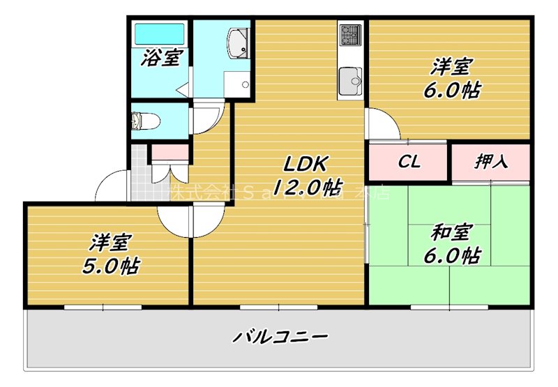 プレステージ大美野  間取り