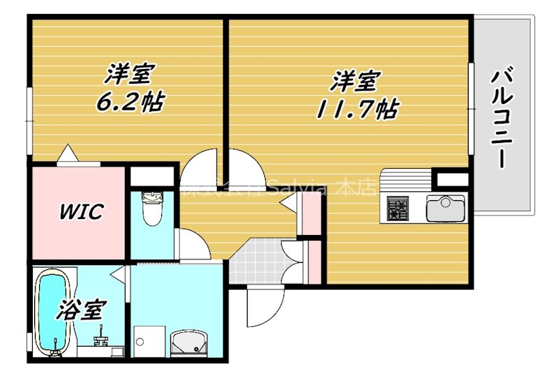 テ　キューロ　クアトロ 間取り