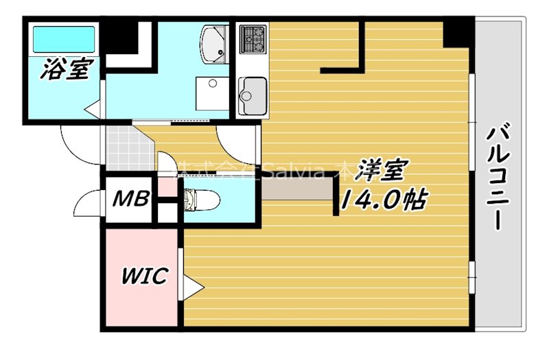 マ　メゾン　サンライズ浜寺 間取り