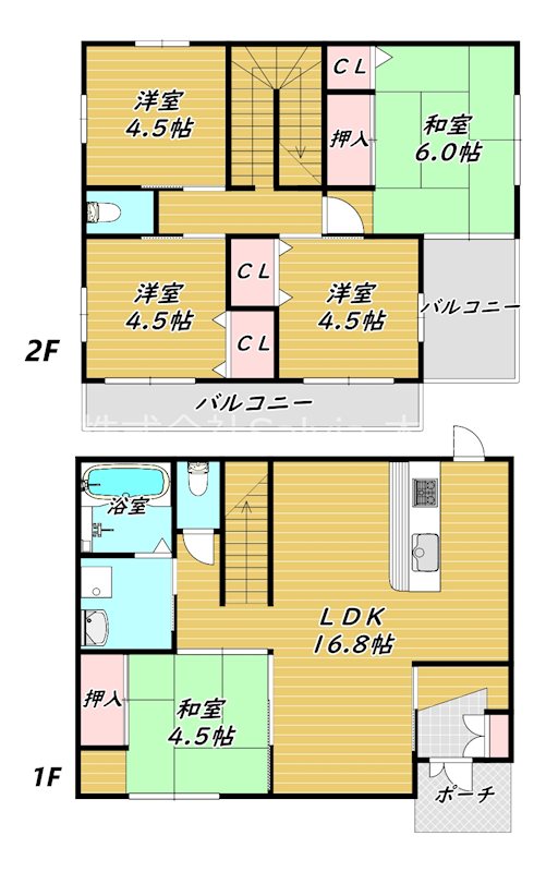 稲葉町貸家 間取り