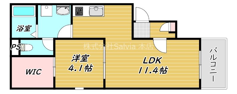 オガールコートナカモズ 間取り