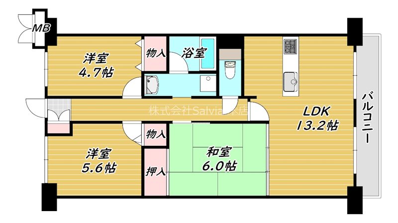 フィオーレ白鷺 間取り