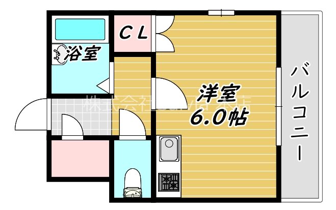 シャルマンフジ堺市弐番館 間取り