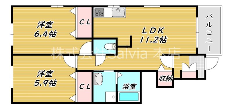 ヴィラ サローネ 間取り