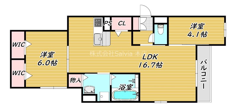 大阪府堺市堺区五月町 間取り