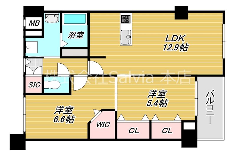 ブランドール東百舌鳥 間取り