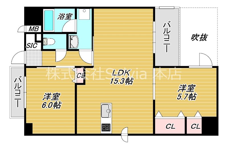 ソフィア上野芝 間取り