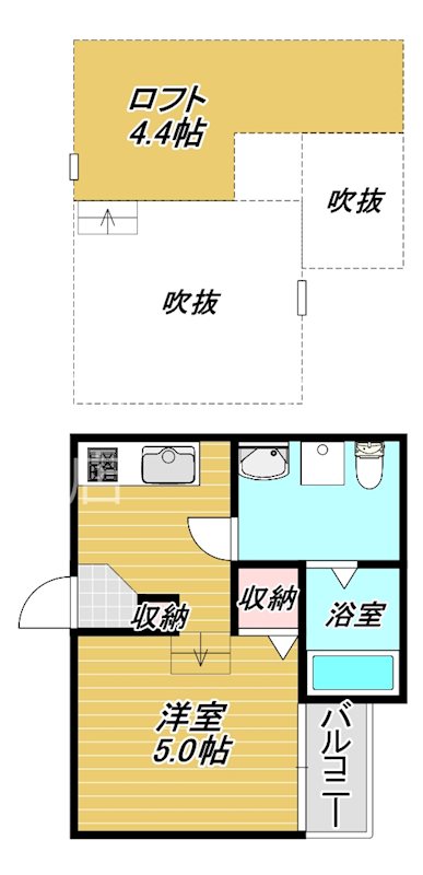 Casa del canario 諏訪ノ森 間取り