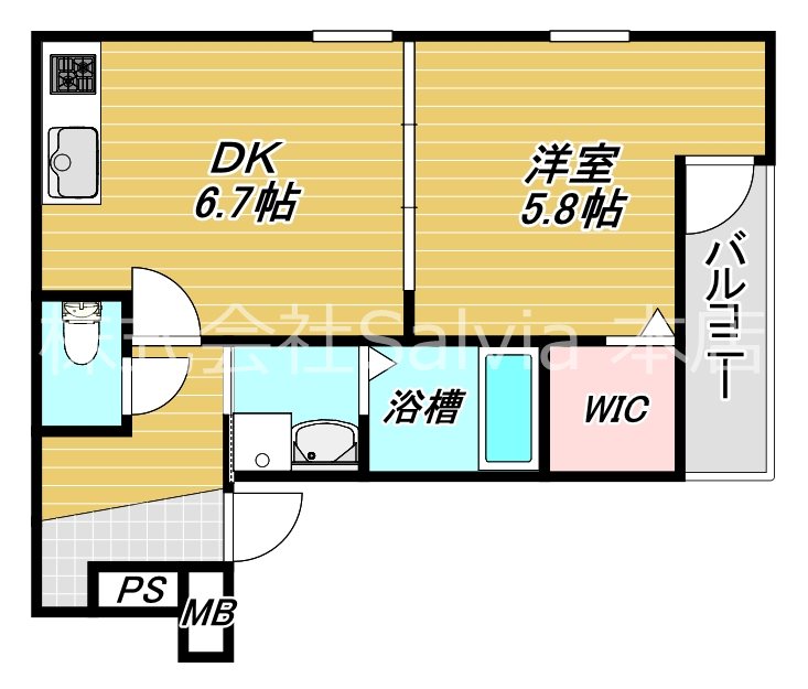 フジパレス百舌鳥駅東 間取り