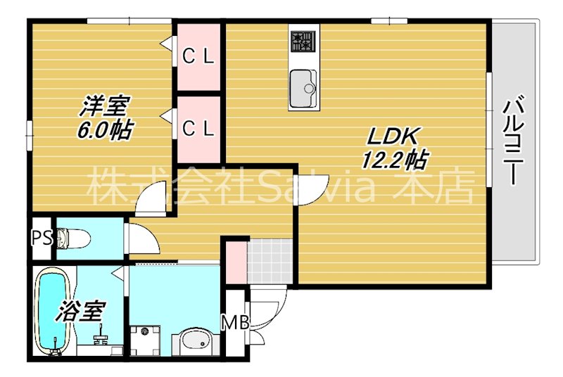 リヴィエール諏訪ノ森 間取り