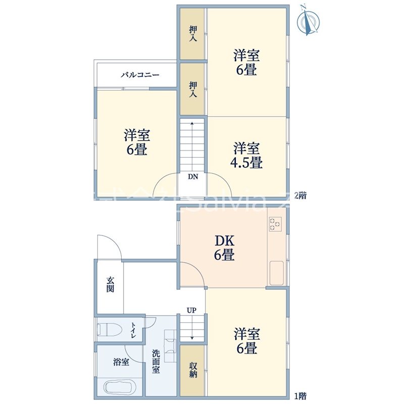 大阪府富田林市桜ケ丘町 間取り