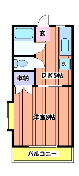 ハイムカトレア 間取り図