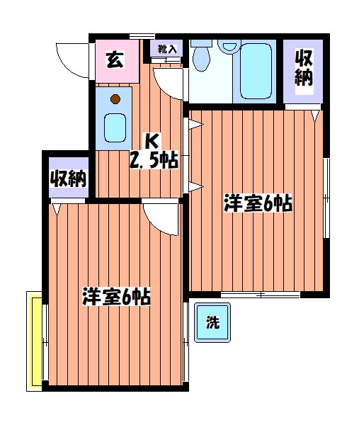 リバティハイツ 間取り図