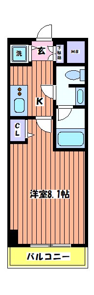 フェルクルールプレスト豊田 間取り図