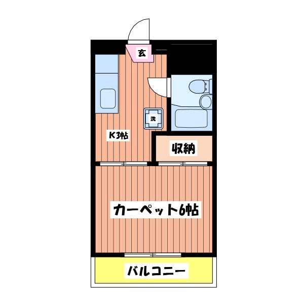 第３恵美寿コーポ 間取り図
