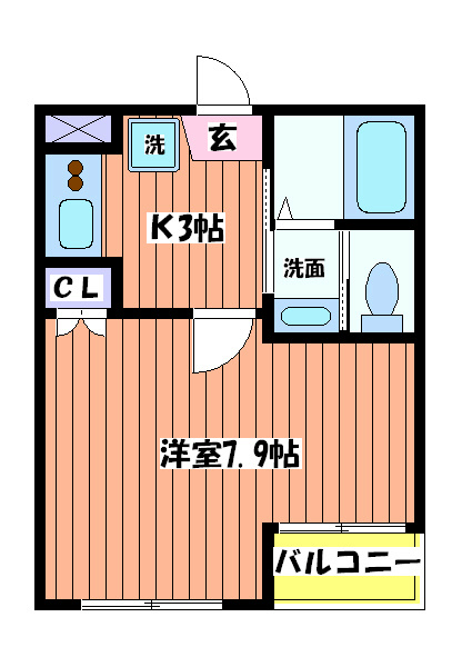 プレジデンシャル立川 間取り図
