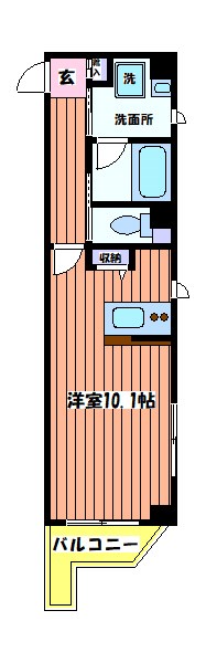レジス立川曙町 間取り図