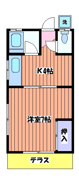 宝住荘 間取り図