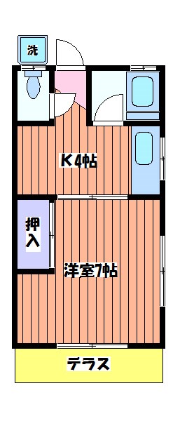 宝住荘 間取り図