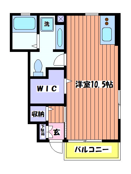 セジュール日野本町 間取り図