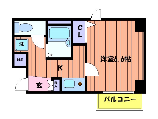 マンション星美 間取り図