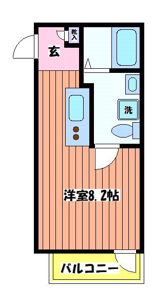 グランドハイツ西国立 間取り図