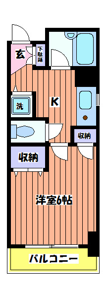 アーバンコア・カサイ 間取り