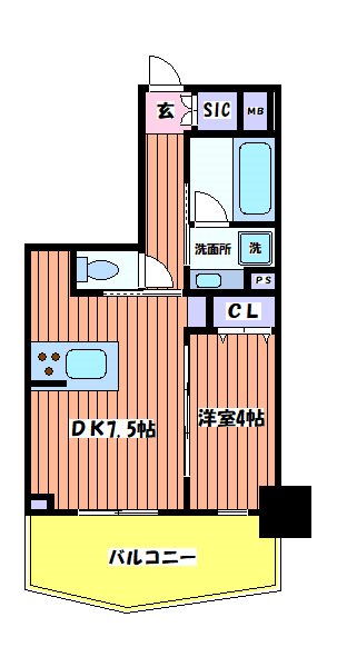 ラ・ベレッツァ フェリオ 間取り図