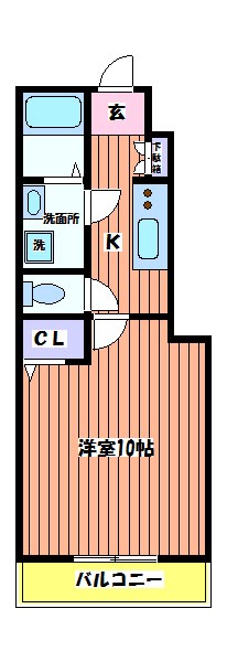 ションドゥソレイユ 間取り図
