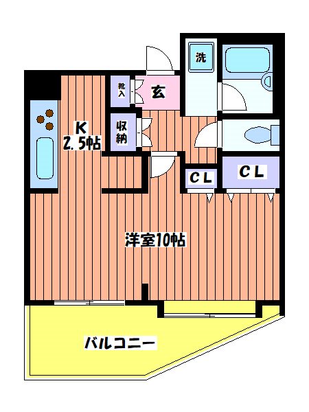アルス立川 間取り図