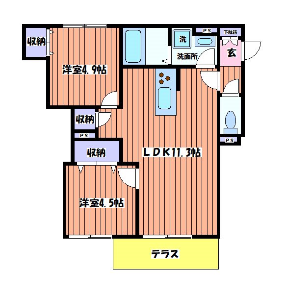 イーハトーヴ 間取り図