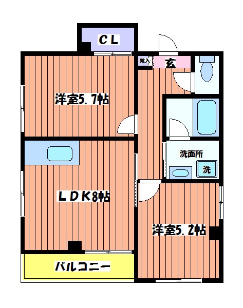 富士ビルNO.1 間取り図