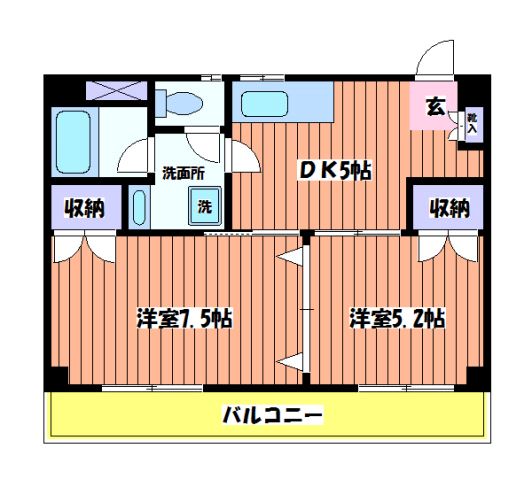 フェイス 間取り図