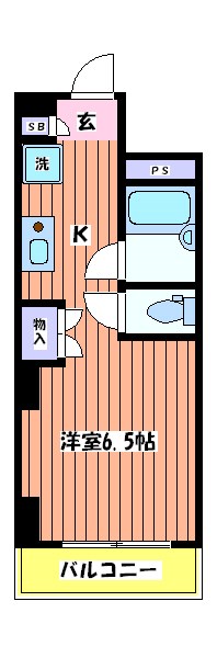 リヴイン国立 間取り図