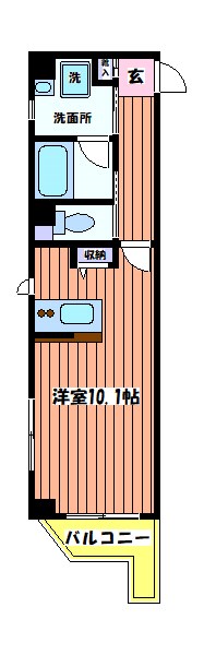 レジス立川曙町 間取り図