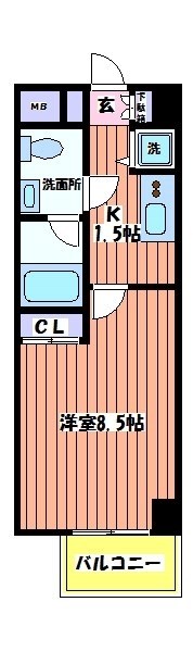 シェ・ルイ 間取り図