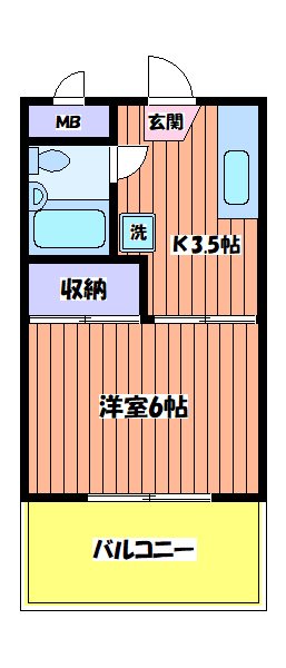 第３恵美寿コーポ 間取り図