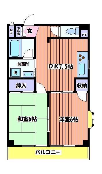 ナイアンローデ 間取り図