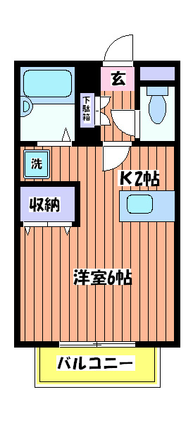 グロウス国立Ⅰ 間取り図